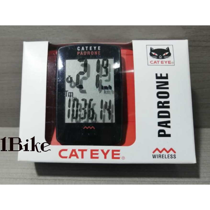 Cateye Padrone Wireless Warna Hitam 8 Function CC-PA100 | Speedometer