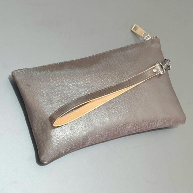 clutch pria wanita kulit asli