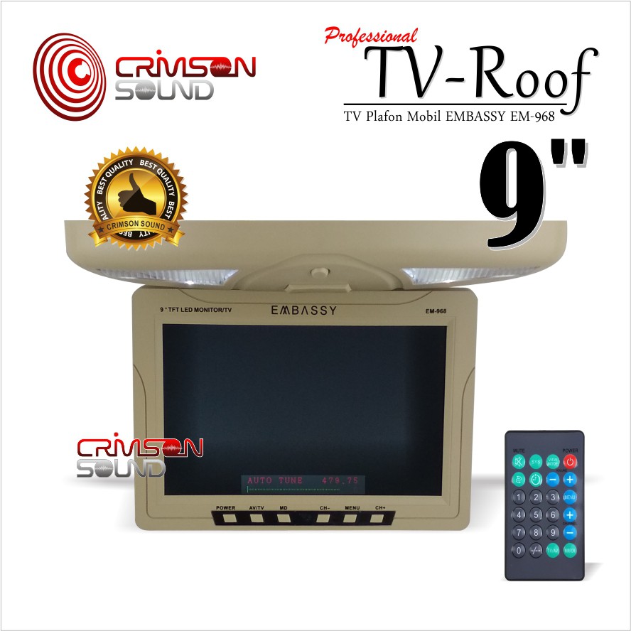 TV Mobil TV Roof TV Plavon 9 Inch EMBASSY EM-968