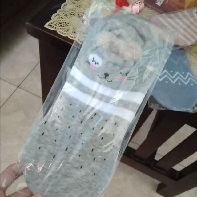 Kaos Kaki Wanita Pendek Hewan Lucu Unik Panda Anjing Babi