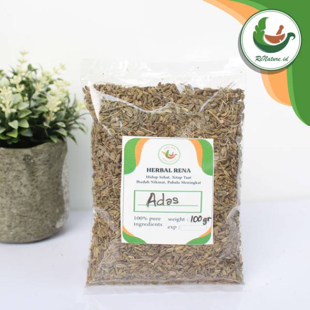 

Adas 100 gr / Adas Temuwaras Renatureid Herbal Rena/ Adas organik Renature
