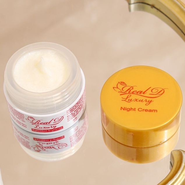 Night Cream Real D Luxury / Krim Malam Real D BPOM