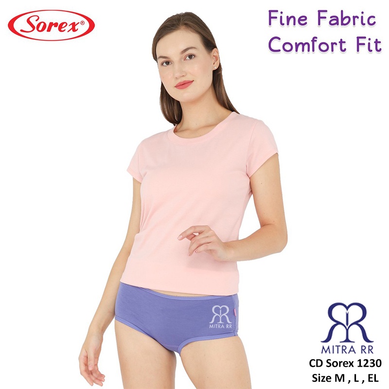 CD Sorex 1230 Super Soft Celana Dalam Wanita Halus Lembut Nyaman Sorex Asli