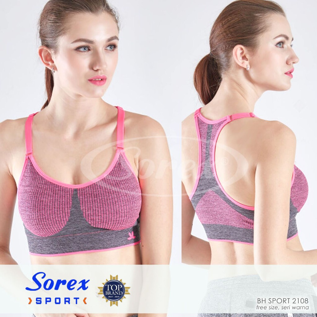 BH Sport Tali Silang Sorex 2108 - Sport  Bra Sorex Terbaru