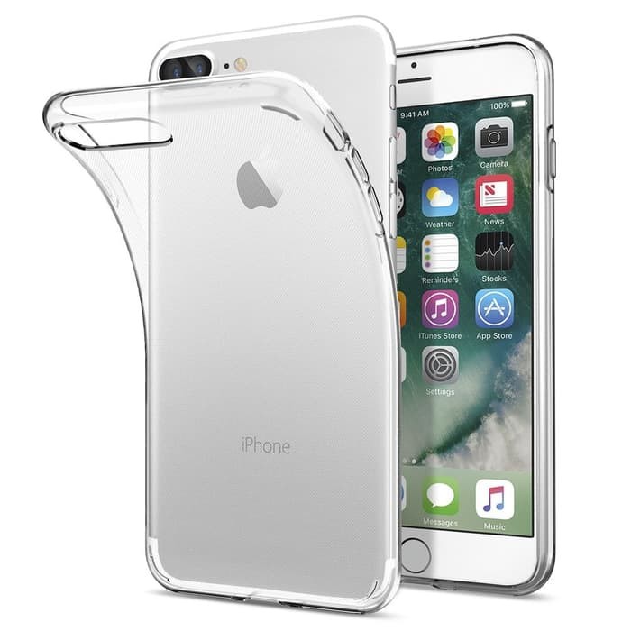 

Case iPhone 8 Plus / 7 Plus Spigen Liquid Crystal Transparant Clear Softcase Casing