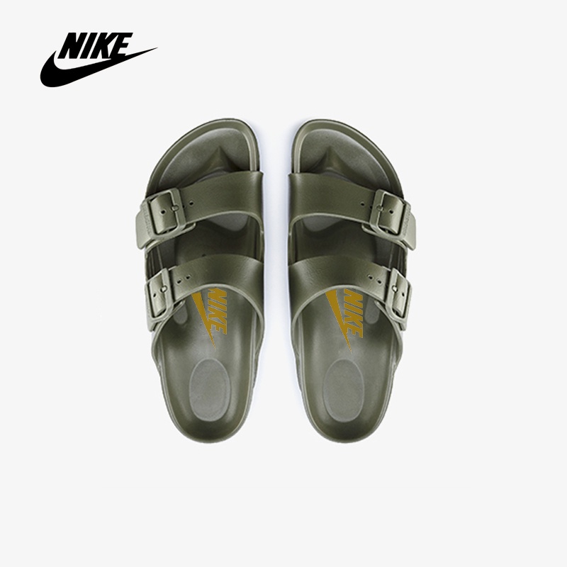 Nike Sandal Pria Sendal slop Pria Karet Lembut EVA Sepatu Pria Nyaman luar ruangan dapat SKamar Mandi Sandal Rumah Hotel Empuk  Anti Slip Size 40-45 Hitam biru hijau Cokelat