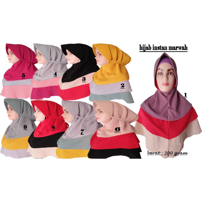 hijab instan marwah