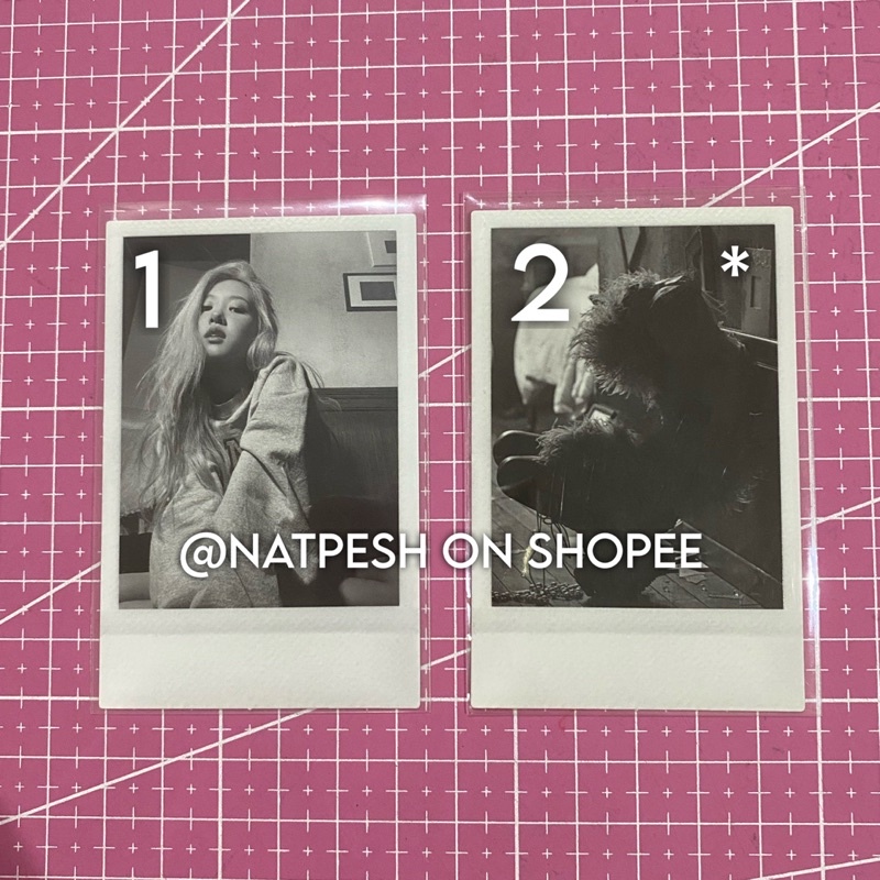 [READY STOCK] Rose polaroid official photocard album -r-