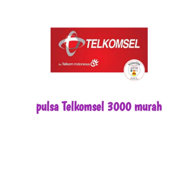 Pulsa Telkomsel 3000 murah