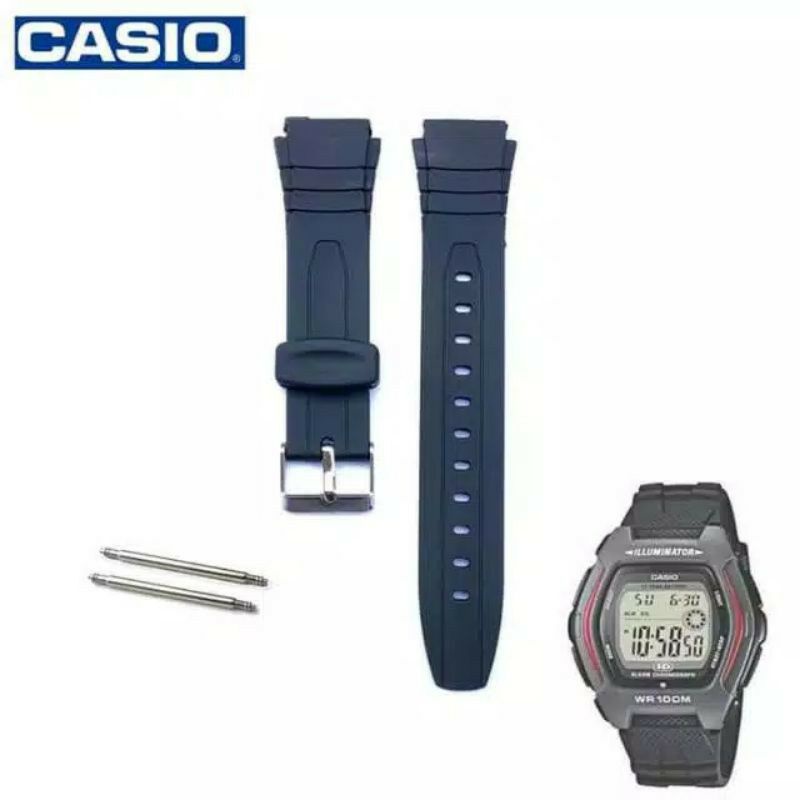 STRAP TALI JAM CASIO HDD600 HDD-600 HDD 600 TALI JAM TANGAN CASIO HDD 600G FREE PEN