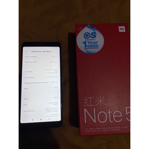 Xiaomi Redmi Note 5 4/64GB - Black