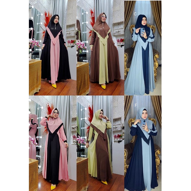 Tunik CH Chatifa Salur  Originall / Fathiyah syari by Fatimah / Fathiyah syari ori Fatimah