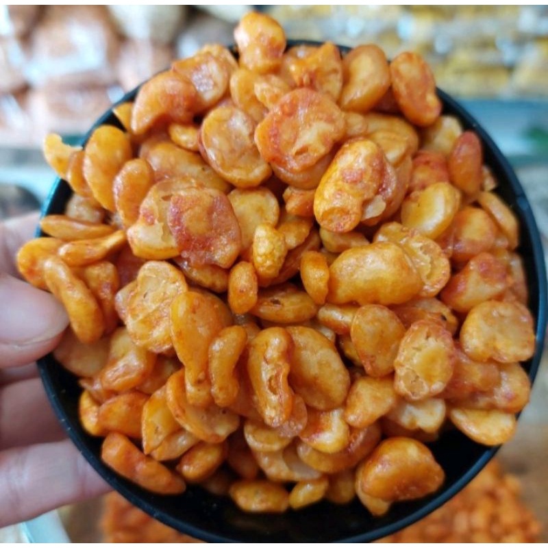 

Snack Cemilan Kacang Koro Pedas INSTAN