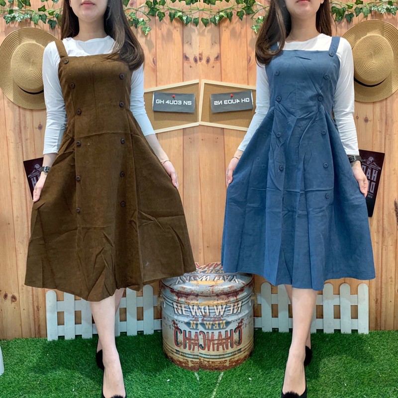 feeza OVERALL ROK FULL BUTTON SUEDE IMPORT #G151