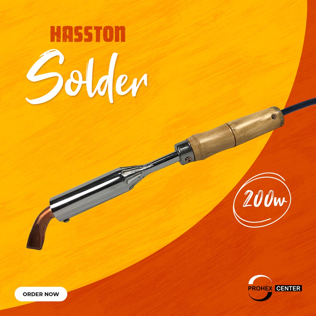 Solder 200 Watt Hasston PROHEX - Patri Tambal Body Mobil