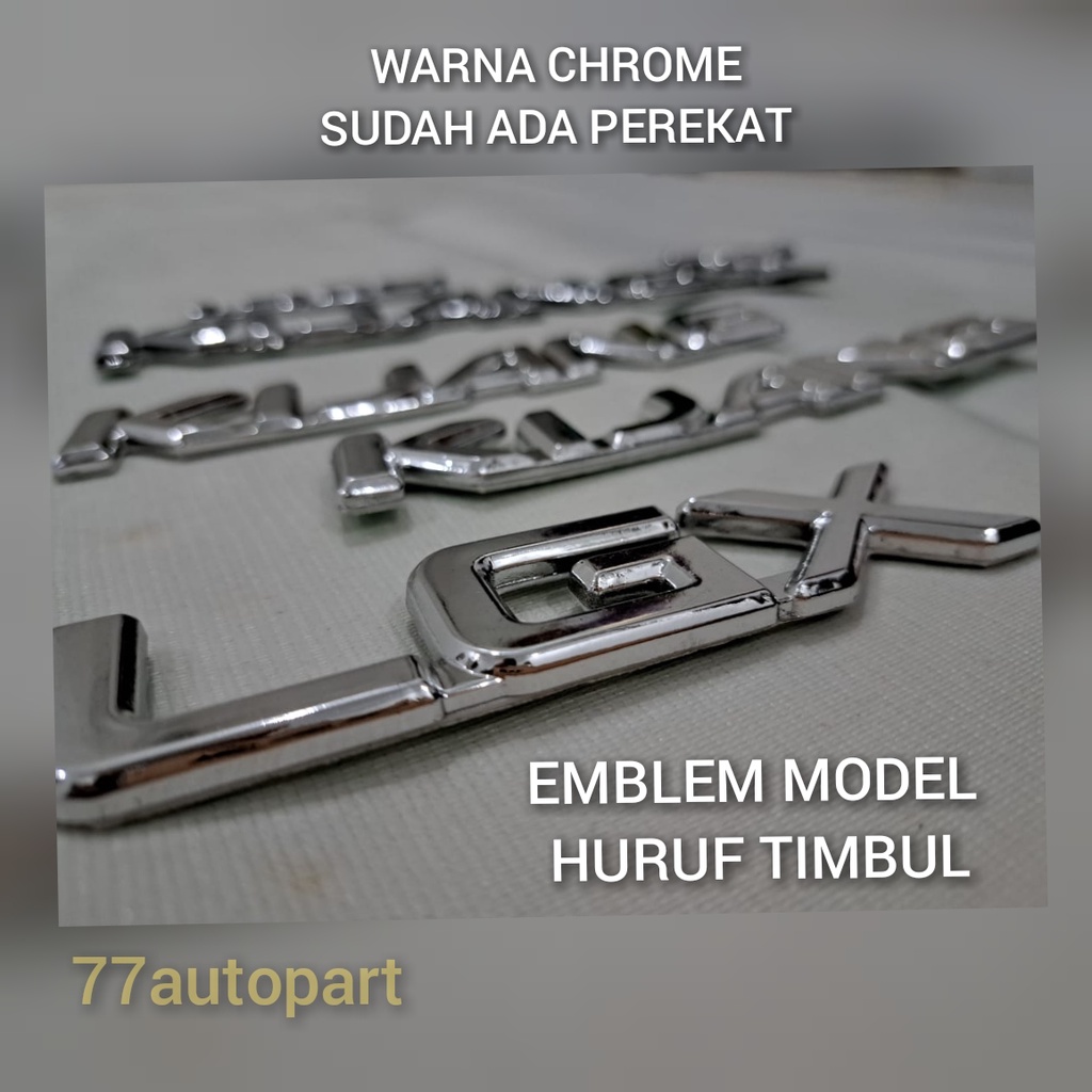 emblem logo mobil kijang kapsul set 5pc pilihan type lgx lsx sgx ssx