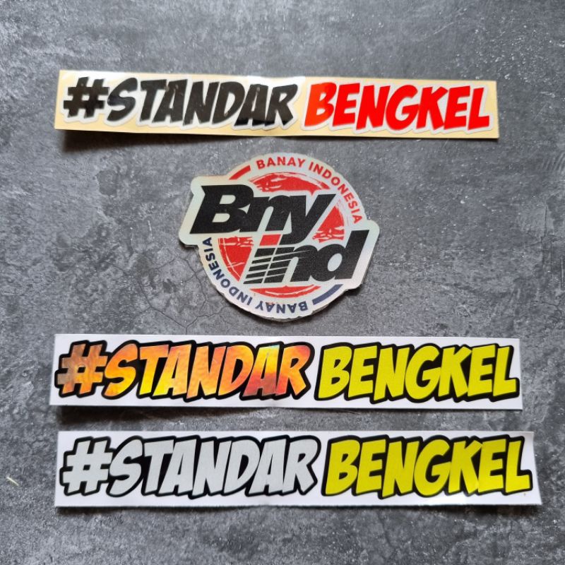 STICKER STIKER STANDAR BENGKEL CUTTING