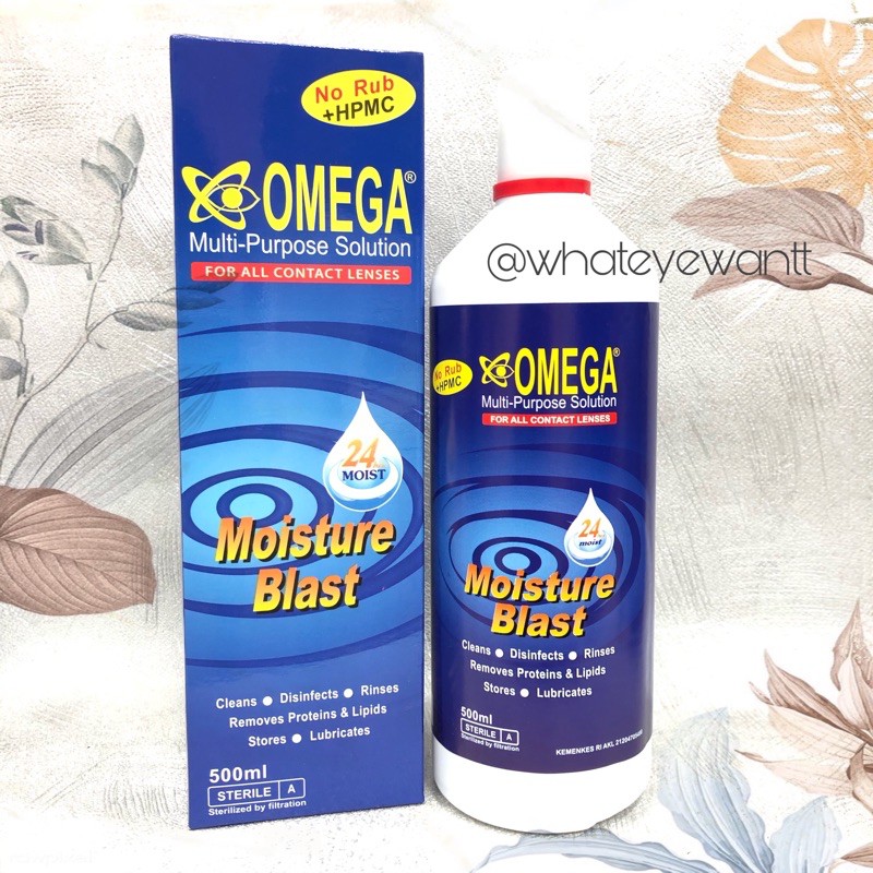 Cairan softlens Omega Moisture Blast 500ML