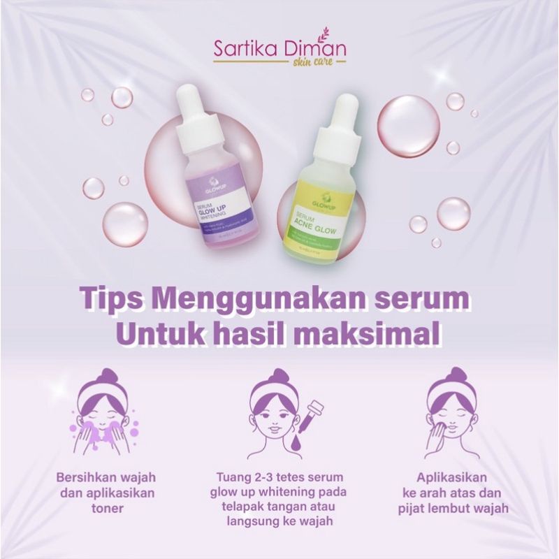 Serum Glow Up WHITENING SS GLOW UP By Sartika Diman Skincare