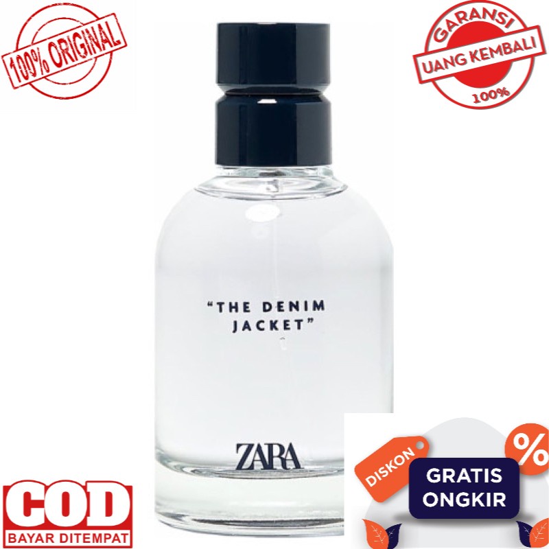 Parfum Original Pria Zara The Denim Jacket EDP 80ml