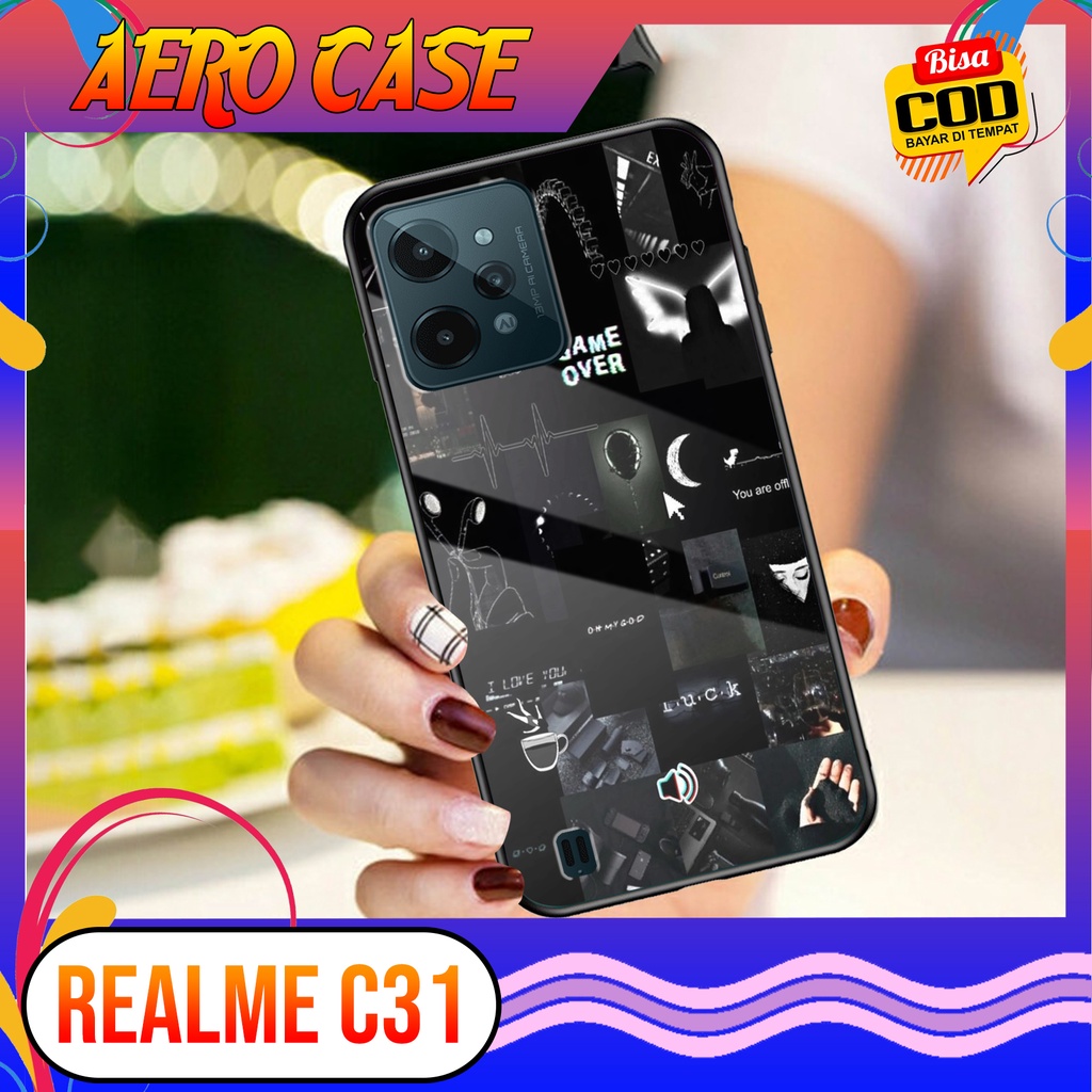 Case Realme C31 - Casing Realme C31 Terbaru 2021 AERO CASE [ MOTIF WALLPAPER ] Silikon Realme C31 - 