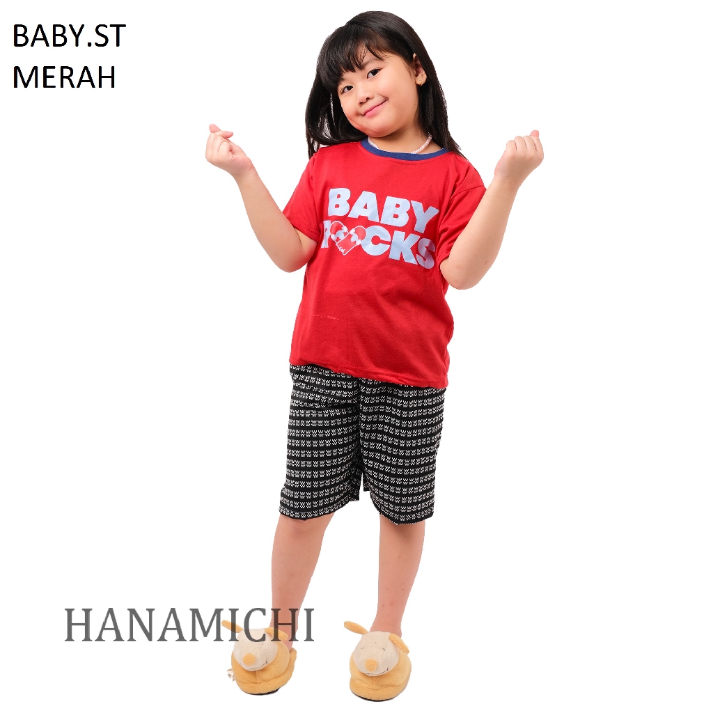 Hanamichi BABY.ST Setelan Anak Lengan Pendek