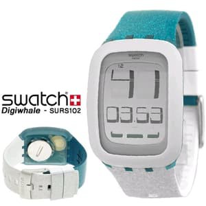 Jam Tangan Digital SWATCH SURS102 Digiwhale Original