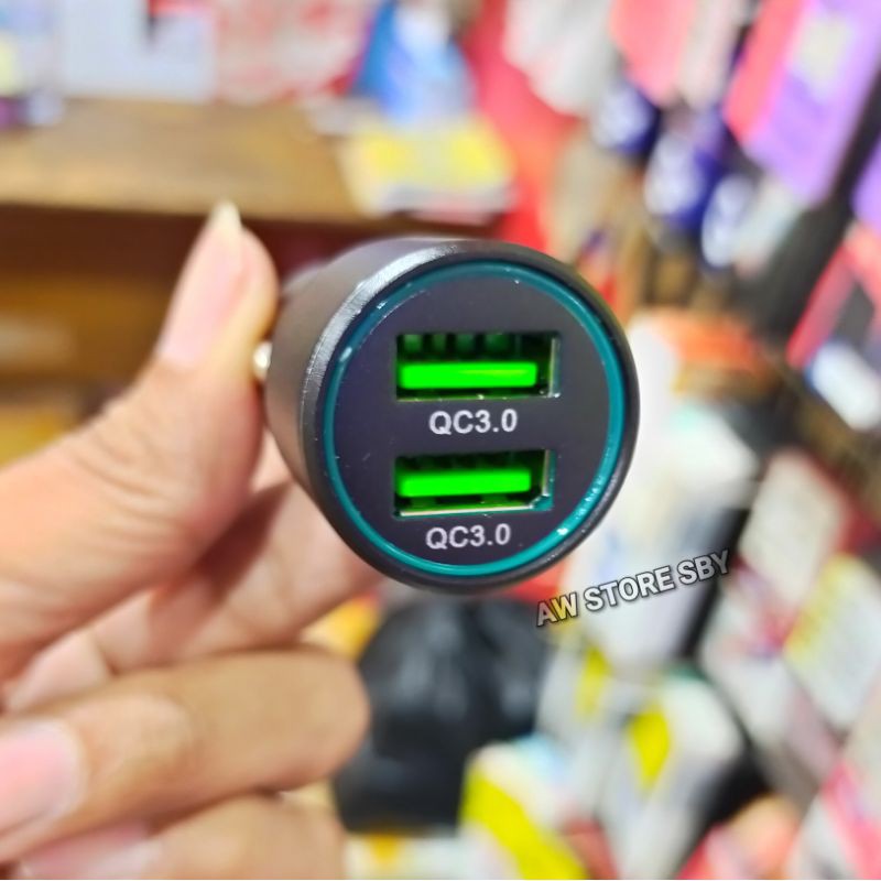 Car charger 3A charger mobil fast charging 2usb [Z-BOX]