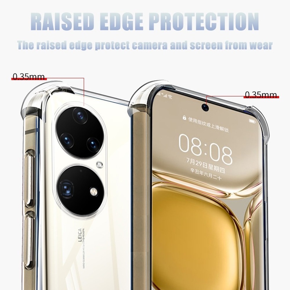 Soft Case Silikon Huawei P50 Pro Bening Transparan Airbag Anti Crack