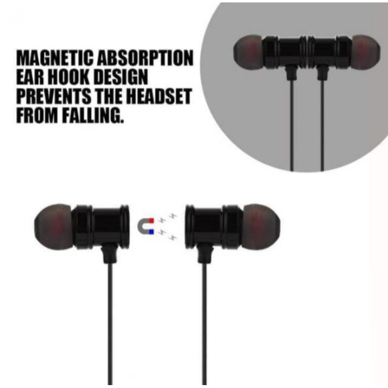 HEADSET BLUETOOTH STEREO MAGNET