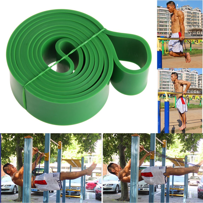 Sun New Elastic Resistance Loop Band Untuk Gym Yoga Pilates Workout Fitness Latihan