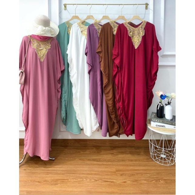 Kaftan lebaran kaftan polos bigsize kaftan terbaru baju lebaran 2022