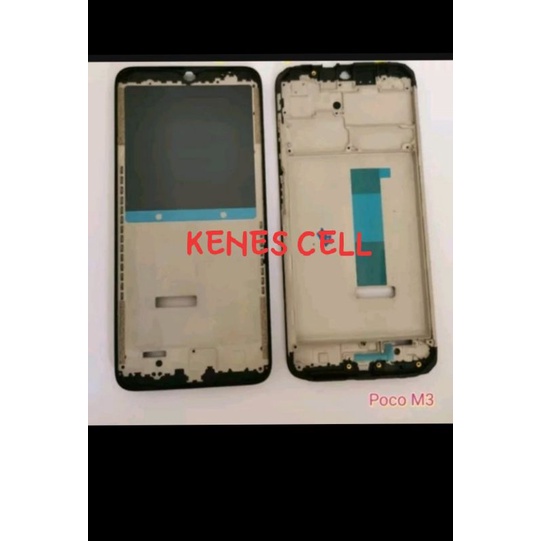 frame LCD tatakan LCD tulang LCD Xiaomi Pocophone Poco M3 original