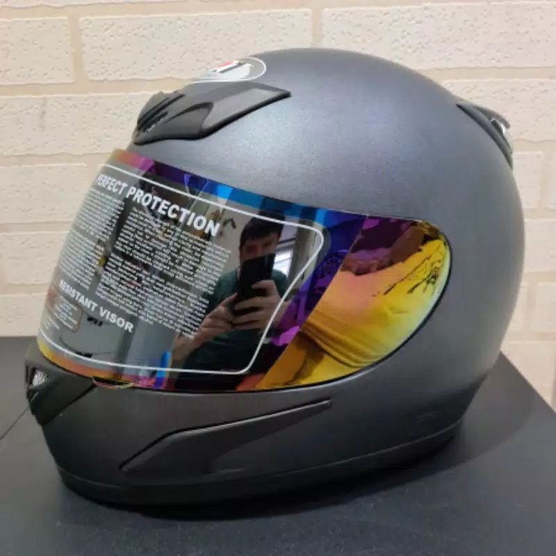 kaca helm/ visor helm full face BMC blade 200 start MDS sparta TRX standar honda