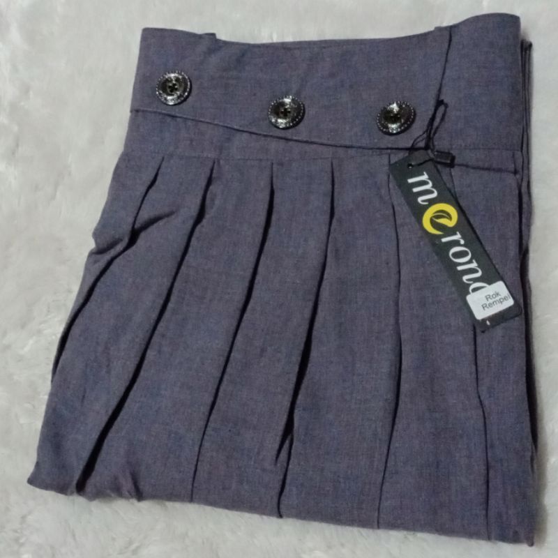 Rok Jumbo Rempel Wanita Katun Supernova SUPER PREMIUM Bawahan Wanita Berkualitas-LATTE