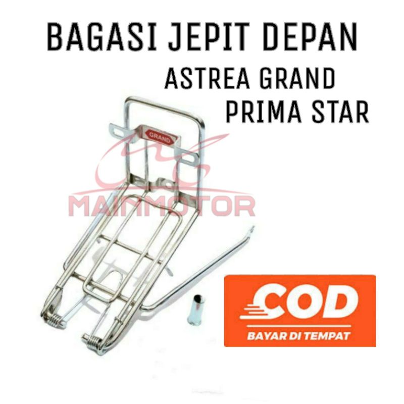 BAGASI RAK JEPIT DEPAN HONDA ASTREA GRAND PRIMA STAR