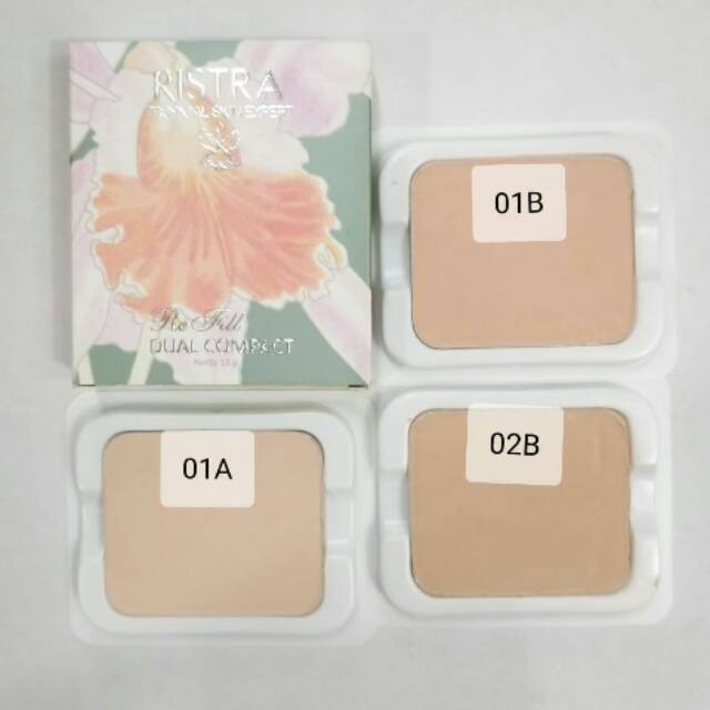 Ristra Dual Compact / Bedak Padat REFILL / Isi ulang