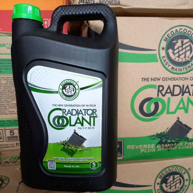 Radiator Coolant Megacools (Hijau) 5Lt