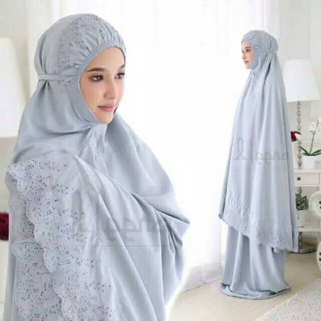 MUKENA DEWASA SITI KHADIJAH PASTELEENA ABU MUDA