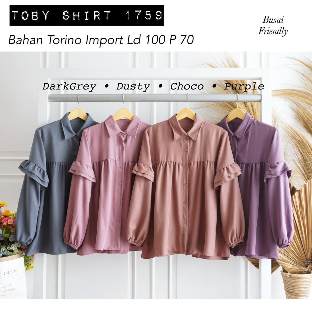 TOBY SHIRT / TORINO IMPORT / BLOUSE / ATASAN