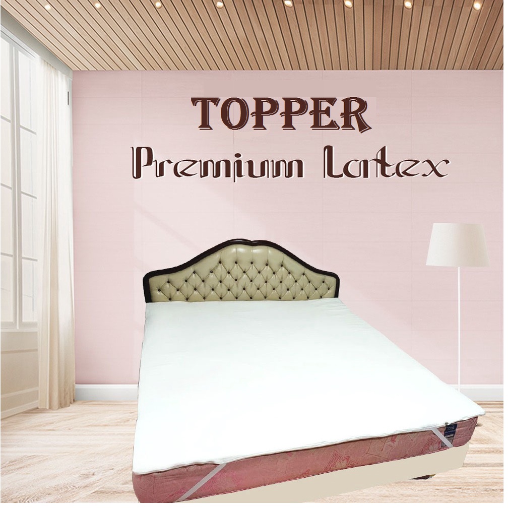 Topper Kasur Latex Asli CUSTOM Natural Latex
