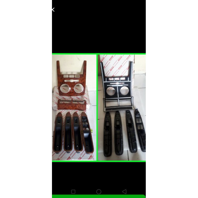 satu set panel wood motif kayu avanza vvti lama