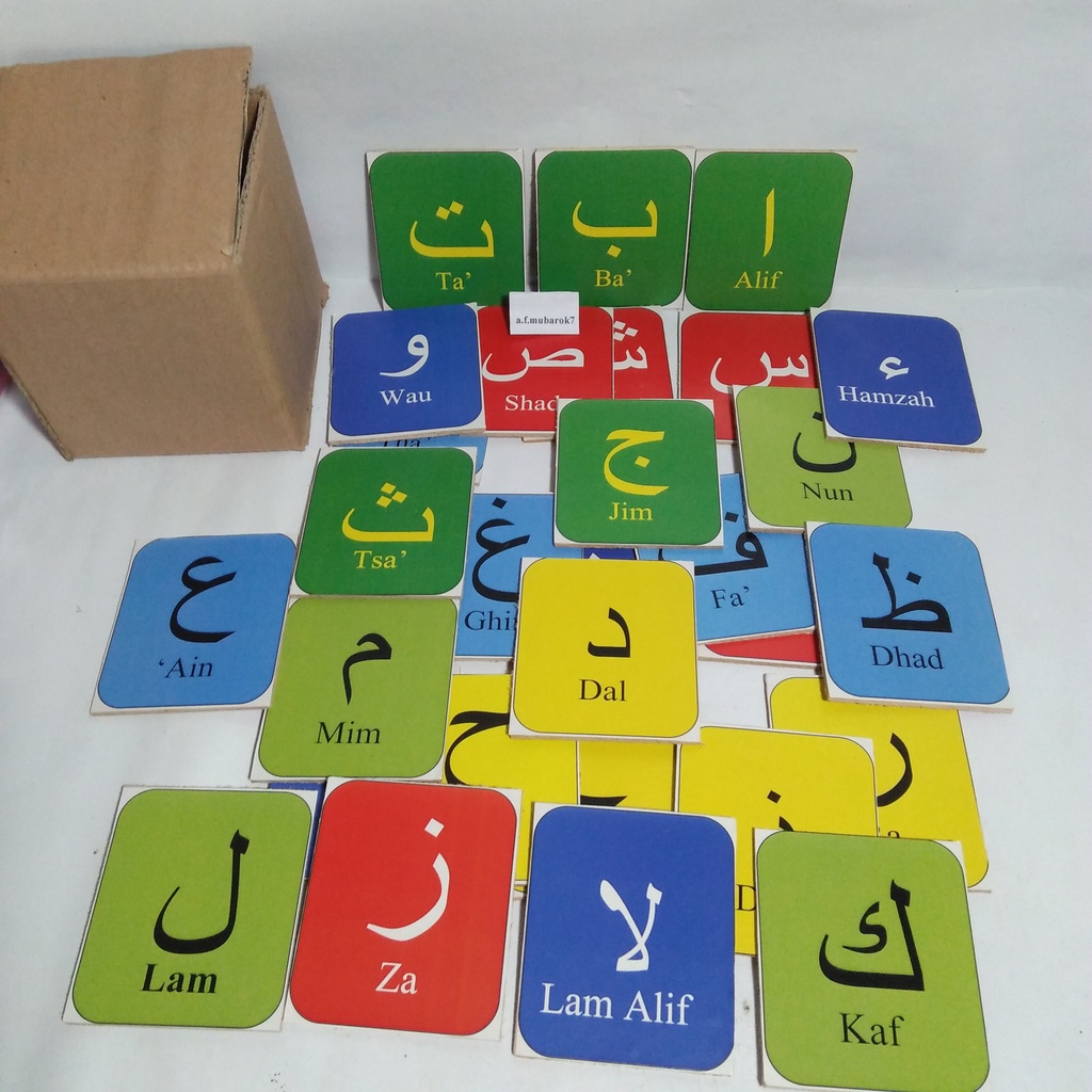 Jual Kartu Huruf Hijaiyah Arabic Flashcard Indonesiashopee Indonesia