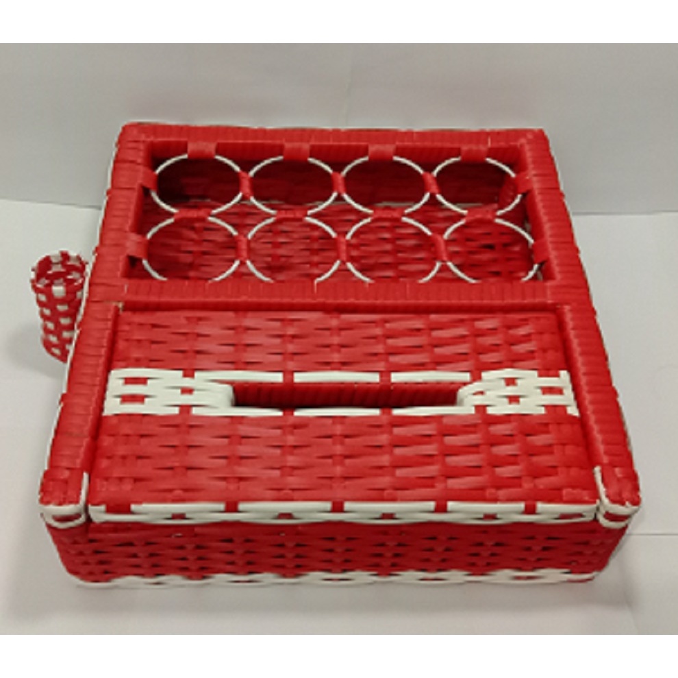 TERMURAH Tempat Aqua gelas tempat tisu unik 2 in 1 tempat tisu kotak tempat Aqua gelas 8 cup  Tempat