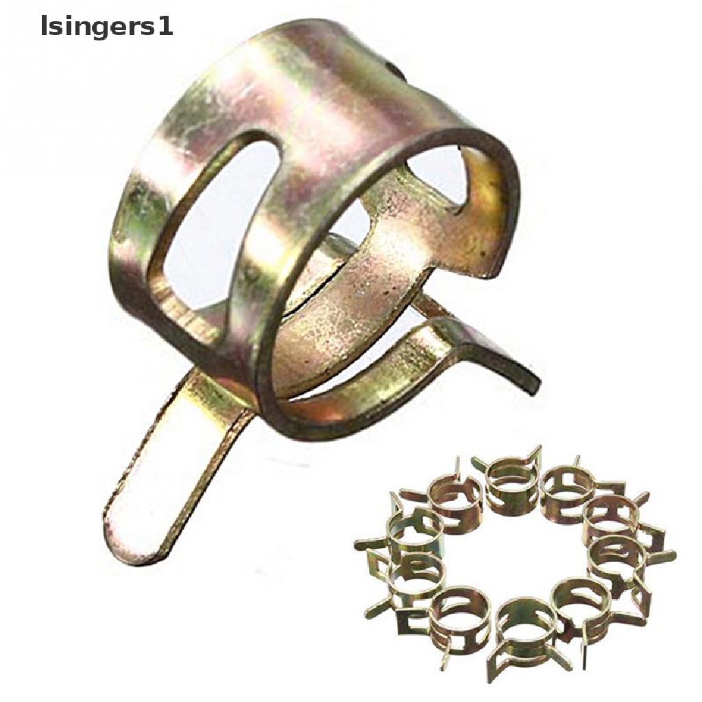 (lsingers1) 10pcs / set Klip Penjepit Pipa Selang Bahan Bakar Bahan Silikon Ukuran 6mm 7mm 8mm 9mm 10mm