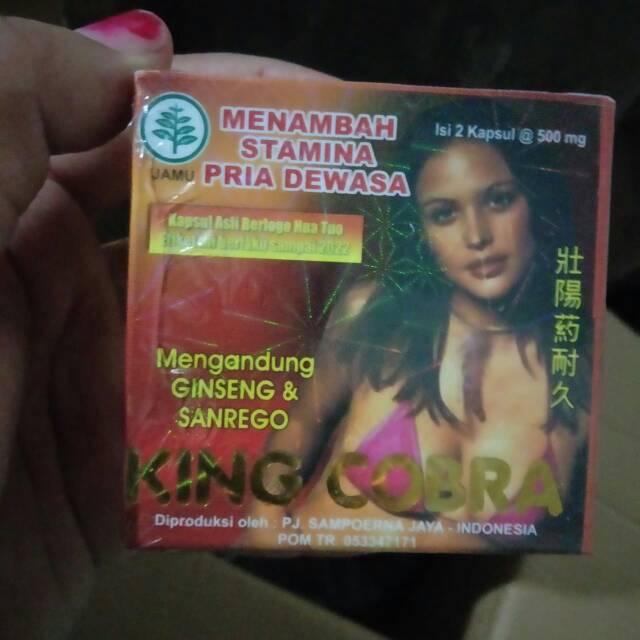 JAMU KING COBRA KAPSUL ORIGINAL