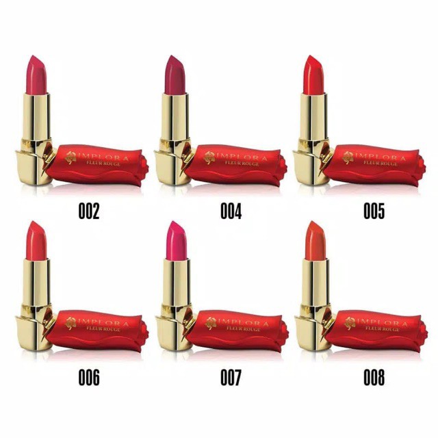 Implora Fleur Rouge Lipstik Mawar