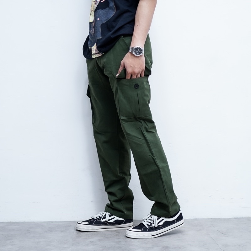 Celana panjang cargo Bahan Twill Tebal / long pants cargo