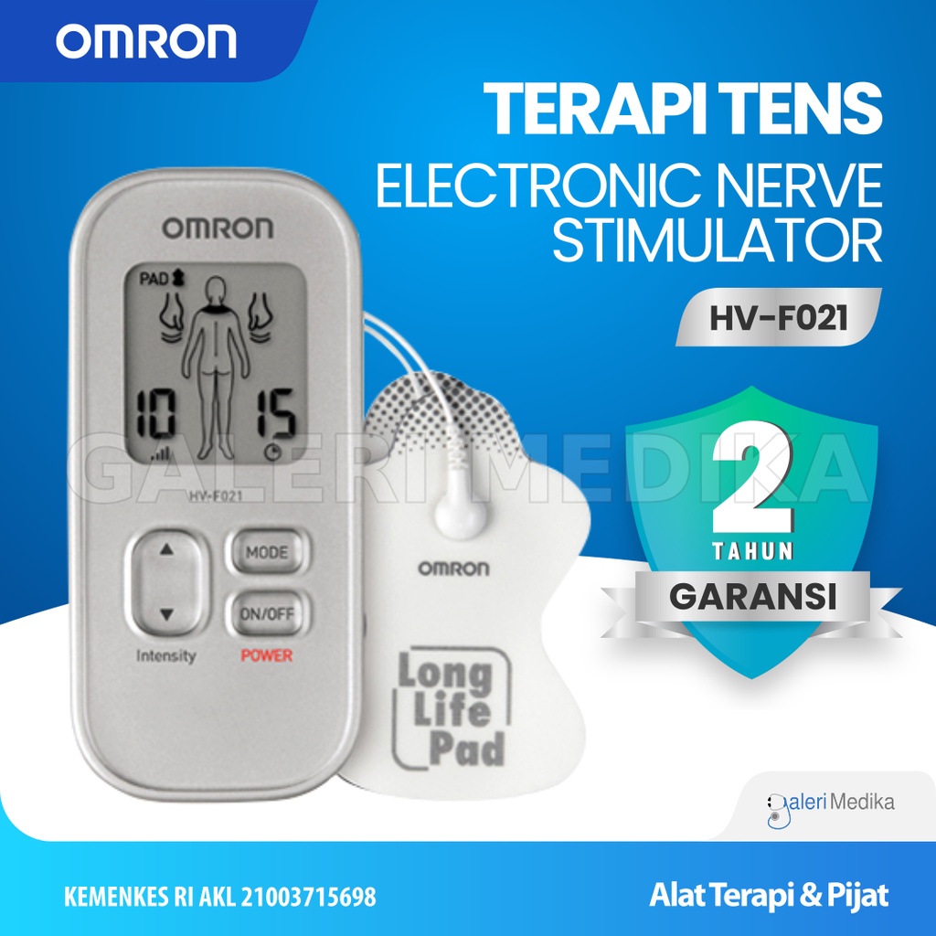 Omron TENS HV-F021 - Electronic Pulse Massager - Pijat Elektrik