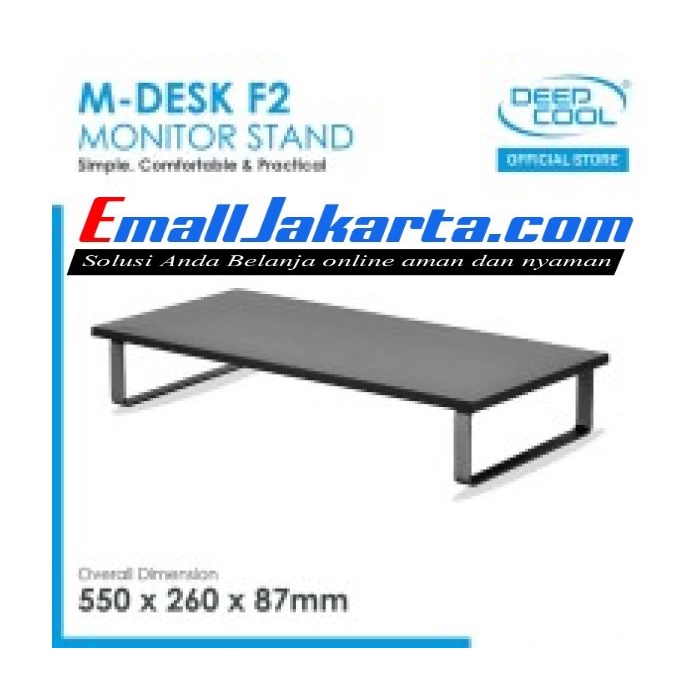 Deepcool M-DESK F2 Meja Monitor Komputer Laptop MDESK Stand Layar PC